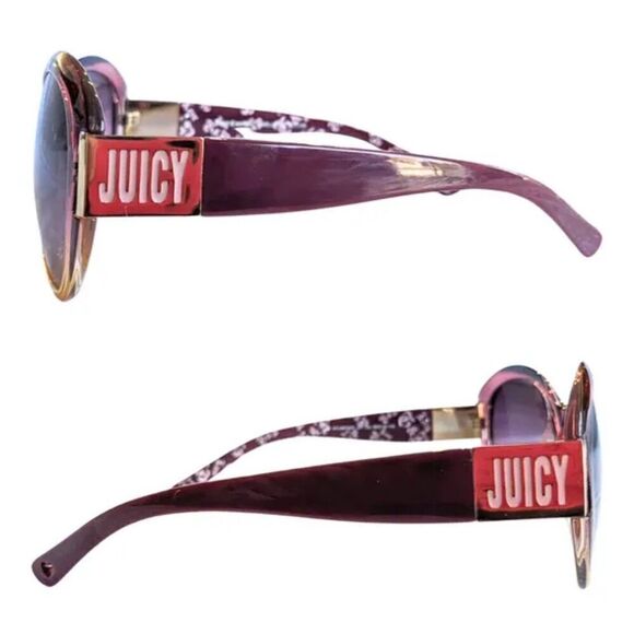 Rare Vtg Y2K JUICY COUTURE Pink Butterfly Sunglasses main image 6